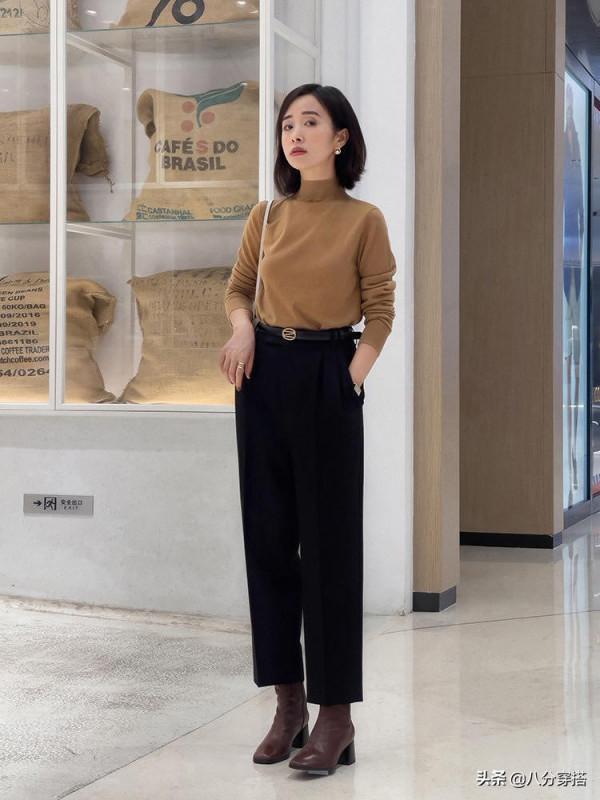 職場通勤怎麼穿？直筒褲幫助你打造大長腿，顯高時髦還百搭