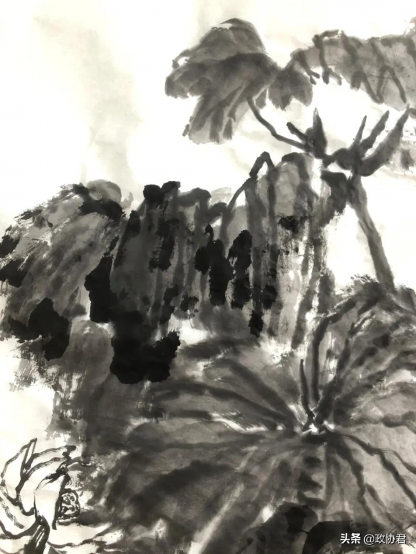 竹對芙蕖兩相幽——唐建荷花寫生 竹對芙蕖兩相幽——唐建荷花寫生