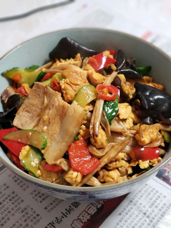 米飯只配一碗飯，我也會選簡單快手菜～木須肉