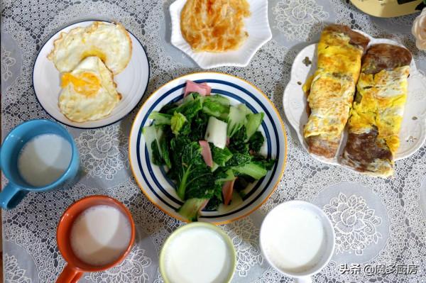 小學生七天早餐分享，天冷在家吃飯最舒服，媽媽每天換著花樣安排