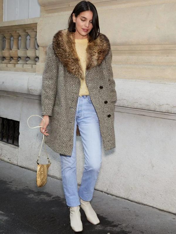 冬天穿褲子，就要配短靴