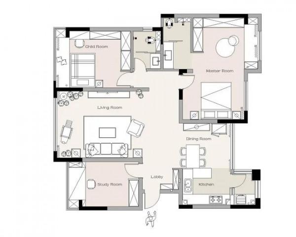 以原木為基調的奶油色日式溫暖家，每個角落都氛圍感拉滿