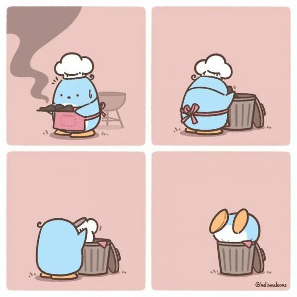 ​插畫家畫出了一隻企鵝的生活,平凡又真實,像極了你和我 ​插畫家畫出了一隻企鵝的生活,平凡又真實,像極了你和我