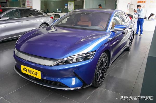 新車｜全新車色+5G網路，配DiLink 4.0，比亞迪漢EV新車到店