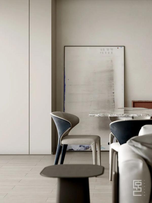 158㎡高階灰現代簡約風，輕鬆營造輕奢質感，少既是多的美感