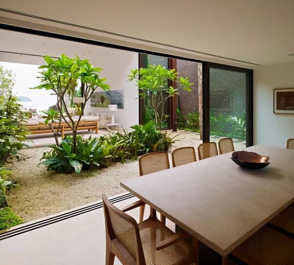 現代庭院，一抹留白、一堵牆，簡單中的美好