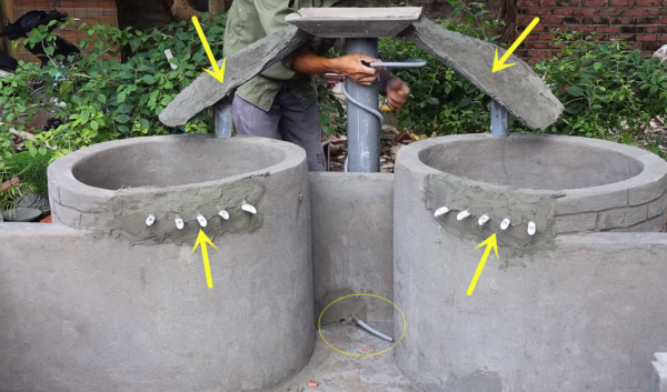 嫌院落一角太單調，用上紅磚成本就兩三百，瞬間成為一道靚麗風景