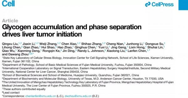 廈大團隊取得肝癌研究重大突破 廈大團隊取得肝癌研究重大突破