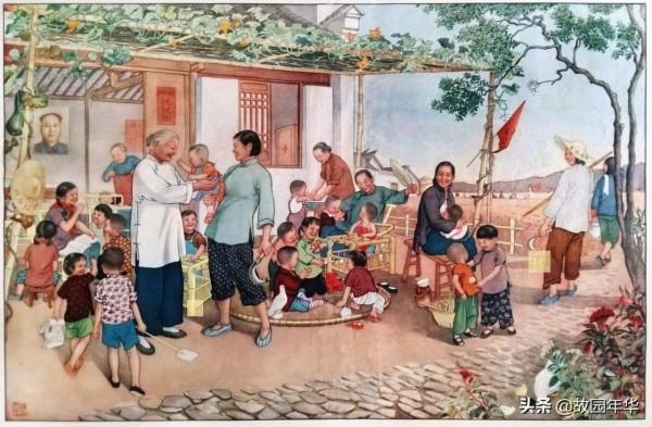 50年代的年畫,樸實的畫風,沒有驚豔的畫技,但回味悠長 50年代的年畫,樸實的畫風,沒有驚豔的畫技,但回味悠長