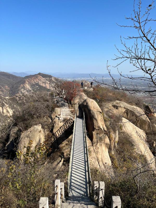 父子徒步登山遊記-北京鳳凰嶺