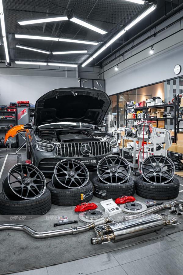 賓士GLC coupe AMG升級卡鉗輪轂排氣 安全改裝 賓士GLC coupe AMG升級卡鉗輪轂排氣 安全改裝