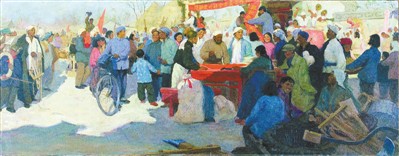 陽光滿地的《走合作化道路》