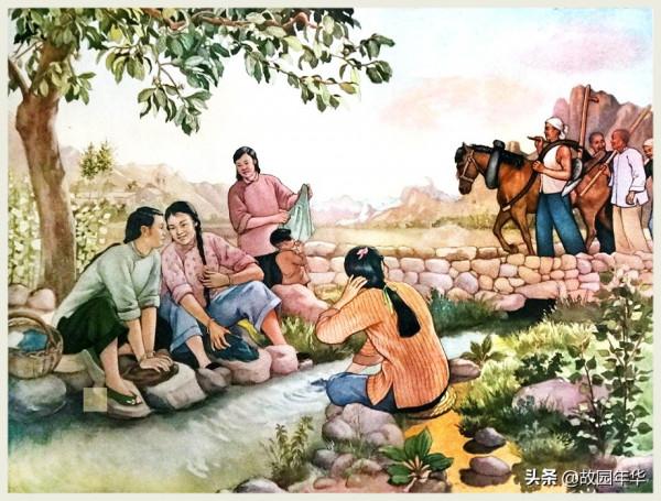 50年代的年畫,樸實的畫風,沒有驚豔的畫技,但回味悠長 50年代的年畫,樸實的畫風,沒有驚豔的畫技,但回味悠長