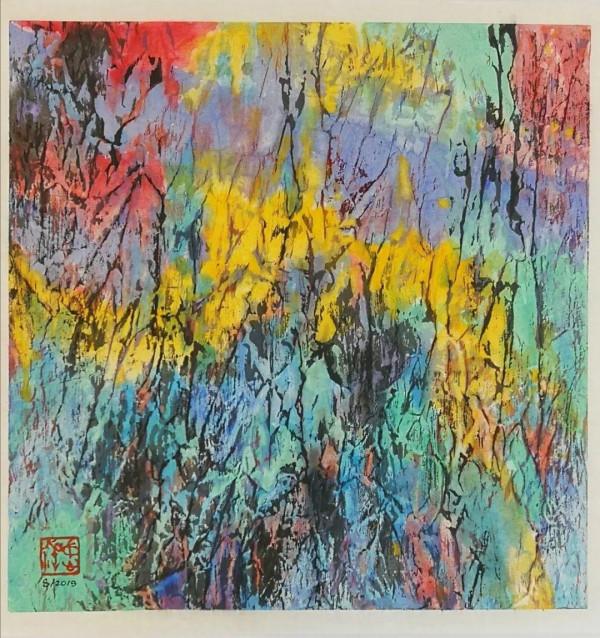 峰無坦途：李忠翔彩墨作品欣賞