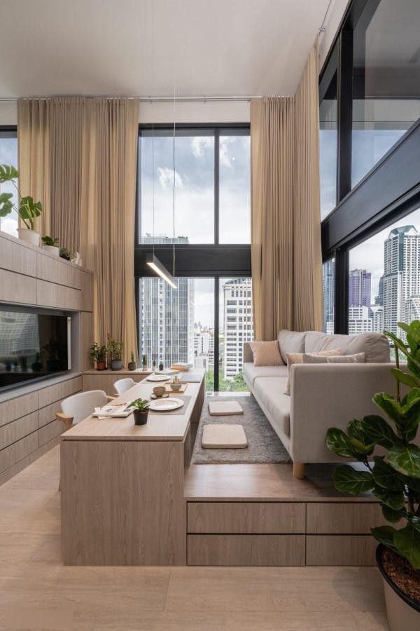 面積小?純屬瞎操心,憑5米9的層高優勢,30㎡裝出“迷你豪宅”範 面積小?純屬瞎操心,憑5米9的層高優勢,30㎡裝出“迷你豪宅”範