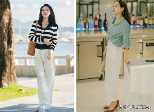 滿大街都是闊腿褲？其實這4條褲子也很流行，配小白鞋洋氣又顯高