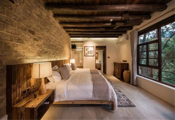 廣州自駕1h，清遠筆架山浪漫野奢民宿，無邊森林泳池丨外寓