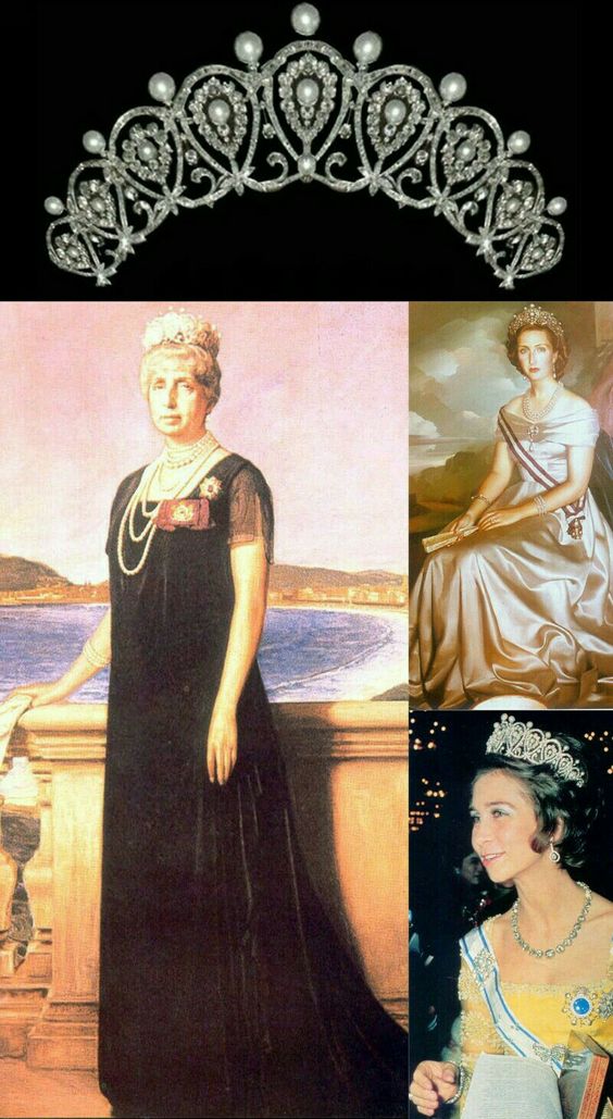 西班牙王室的8頂冠冕，萊昂諾爾和索菲亞戴上會如何呢，太漂亮了