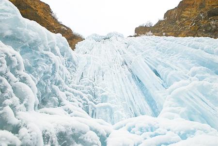 彎鐮溝的冰瀑