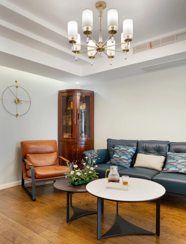裝修案例 | 100㎡美式混搭，古典與現代的優雅結合