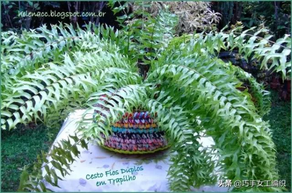 舊T恤以後不要扔,教你鉤成24種收納籃,美到眼花繚亂!(附針法圖解