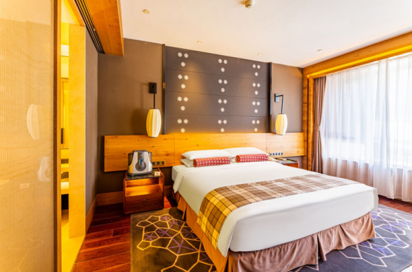 來松花湖滑雪必住的五星級酒店，不輸北海道