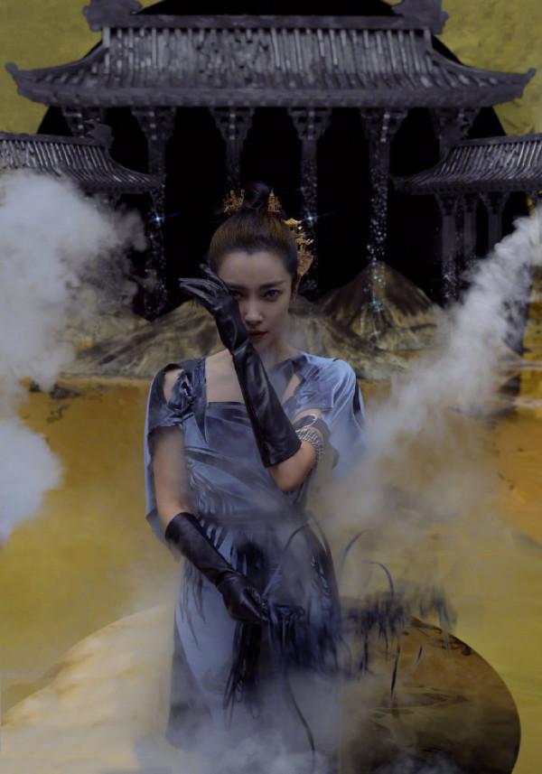 48歲李冰冰不服老，秋日巾幗大片化身女戰士，眼淚妝讓人移不開眼