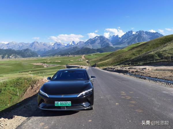 漢EV自駕新疆，在冰溝和計程車駐車做飯，越聊他們越想換電動車