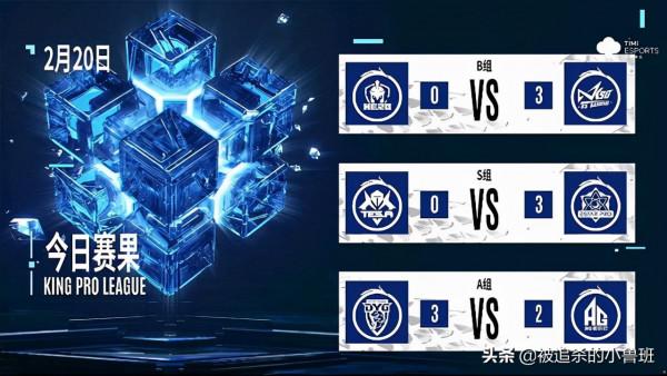 2022KPL春季賽：20日比賽結果簡訊，積分榜排名分析