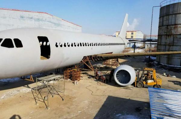東北農民花費200多萬，自制“空客A320”飛機，用了40多噸鐵