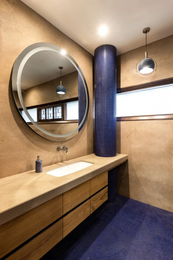 印度西杜住宅,懸浮的磚盒 印度西杜住宅,懸浮的磚盒