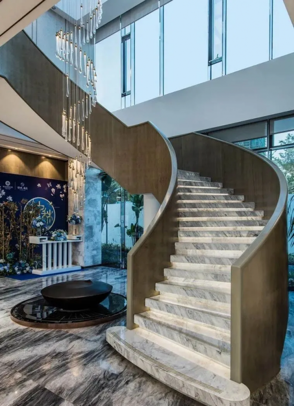 網紅石材樓梯燈帶常見做法及案例欣賞