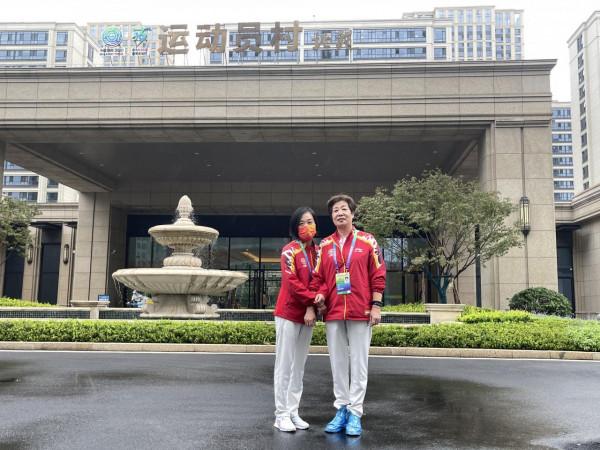 #十四屆全運會 # 地擲球賽場上的“母女檔” #十四屆全運會 # 地擲球賽場上的“母女檔”