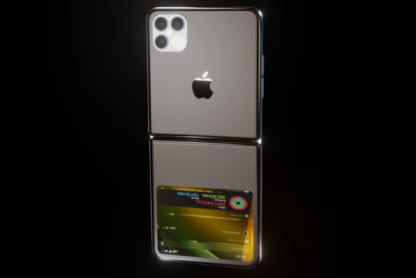 iPhoneZFlip概念圖：5000萬三攝+無摺痕螢幕，配2.8英寸超大副屏