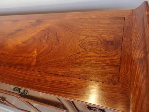 黃花梨全獨板三聯櫃