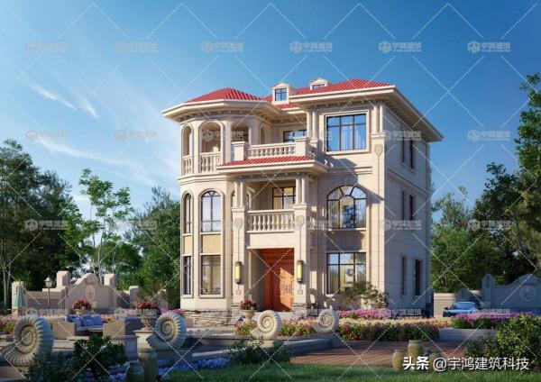 11x12米歐式別墅，旋轉樓梯+36平大餐廳，這樣的佈局，你不心動嗎