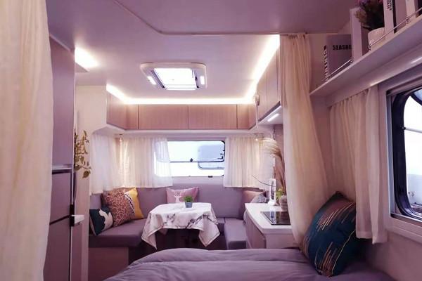 引進歐洲工藝技術，六米多拖掛居然有大空間多佈局，拓家拖掛房車