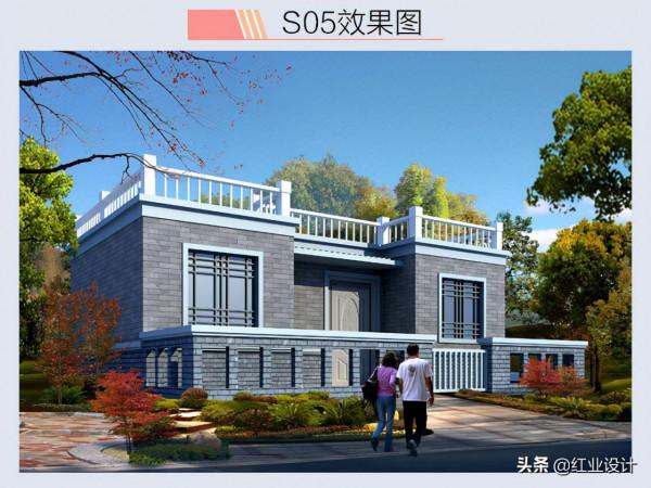 幾十年不過時的農村一層自建房，造價10萬左右，請看這3個戶型