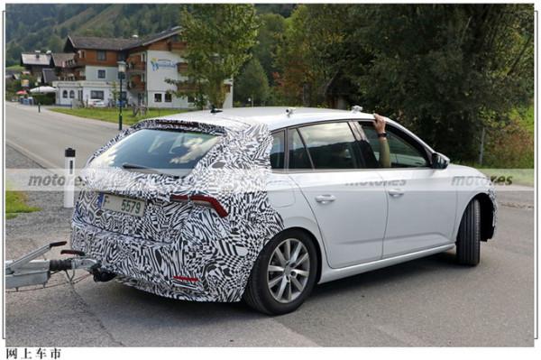 斯柯達新款SCALA外觀曝光！換搭新大燈，最快明年底正式亮相