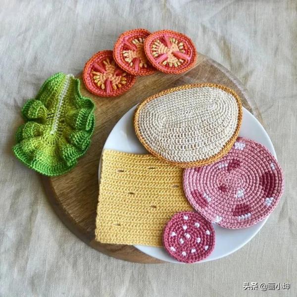 讓人垂涎欲滴的針織與鉤編美食