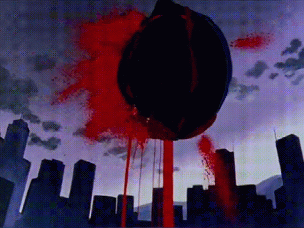 《新世紀福音戰士》第十二使徒夜天使，被初號機從內部突破的使徒