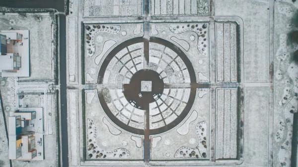 2022初雪降臨！冰墩墩驚喜亮相龍虎山