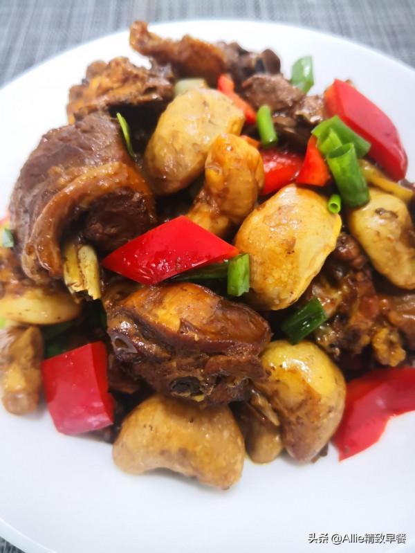 無糖無油的喜餅，適合減脂期做主食，搭配菱角雞，早餐不重樣，贊