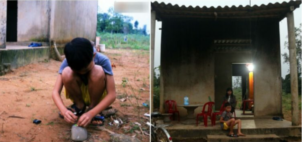 越南9歲男童一個人生活兩年多，家門口就是墳堆，日夜盼母歸