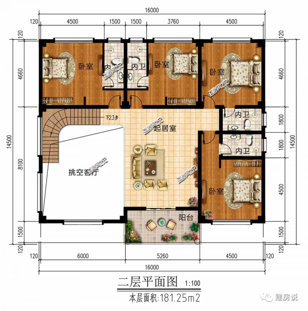 只要我賺錢的速度夠快，貧窮就追不上我，我就可以蓋這款別墅