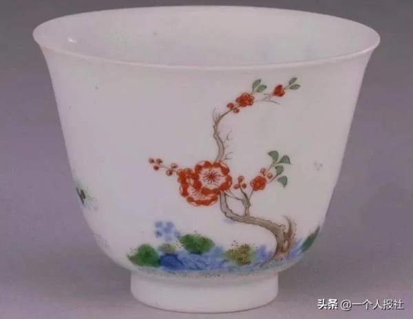 清康熙“十二花神杯” 清康熙“十二花神杯”