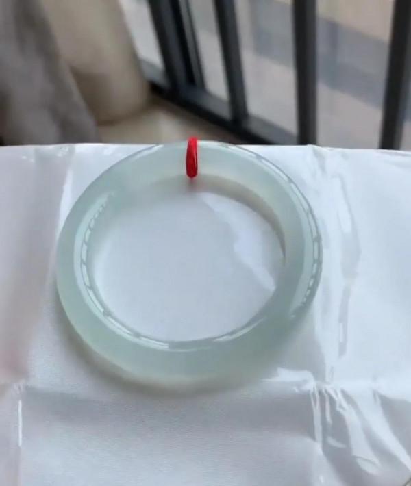 高品冰晴底手鐲胚+成品太美了