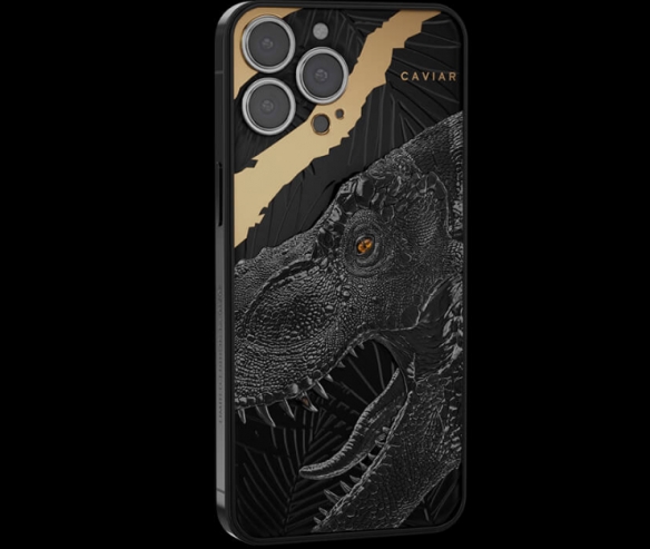 史前暴龍牙齒+純正琥珀化石 Caviar推出限量iphone13 史前暴龍牙齒+純正琥珀化石 Caviar推出限量iphone13