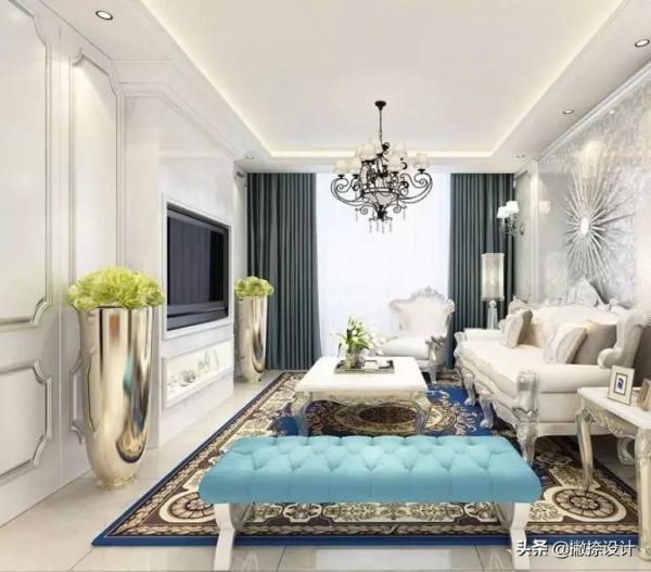 冷色系裝修，很有質感，很上檔次