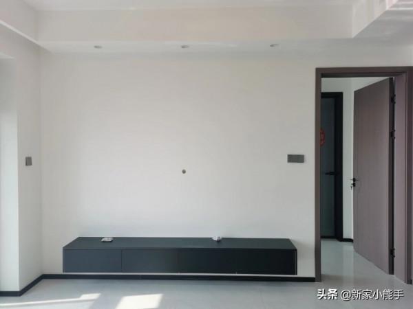 過新年曬裝修，全屋定製櫃子很喜歡，電視牆堅持不做造型非常簡約